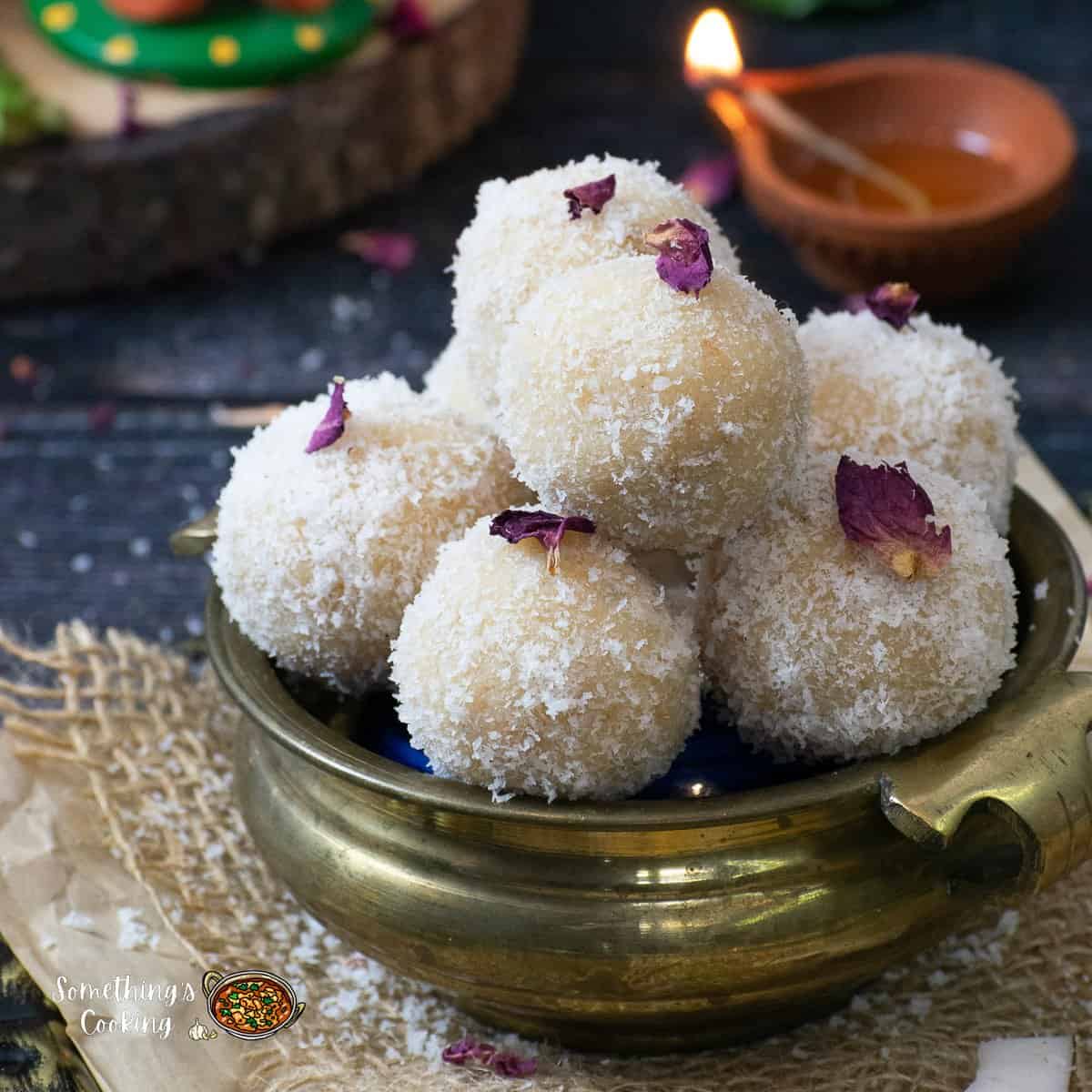 Lactose-Free Coconut Laddoo